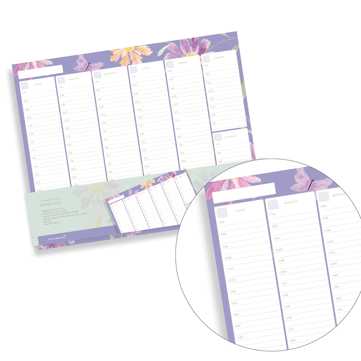 Rido Book Calendar Model Timing 1 14.8×21 Cm 1 Week/2 Pages PP Cover Confetti 2026 A € 15,74