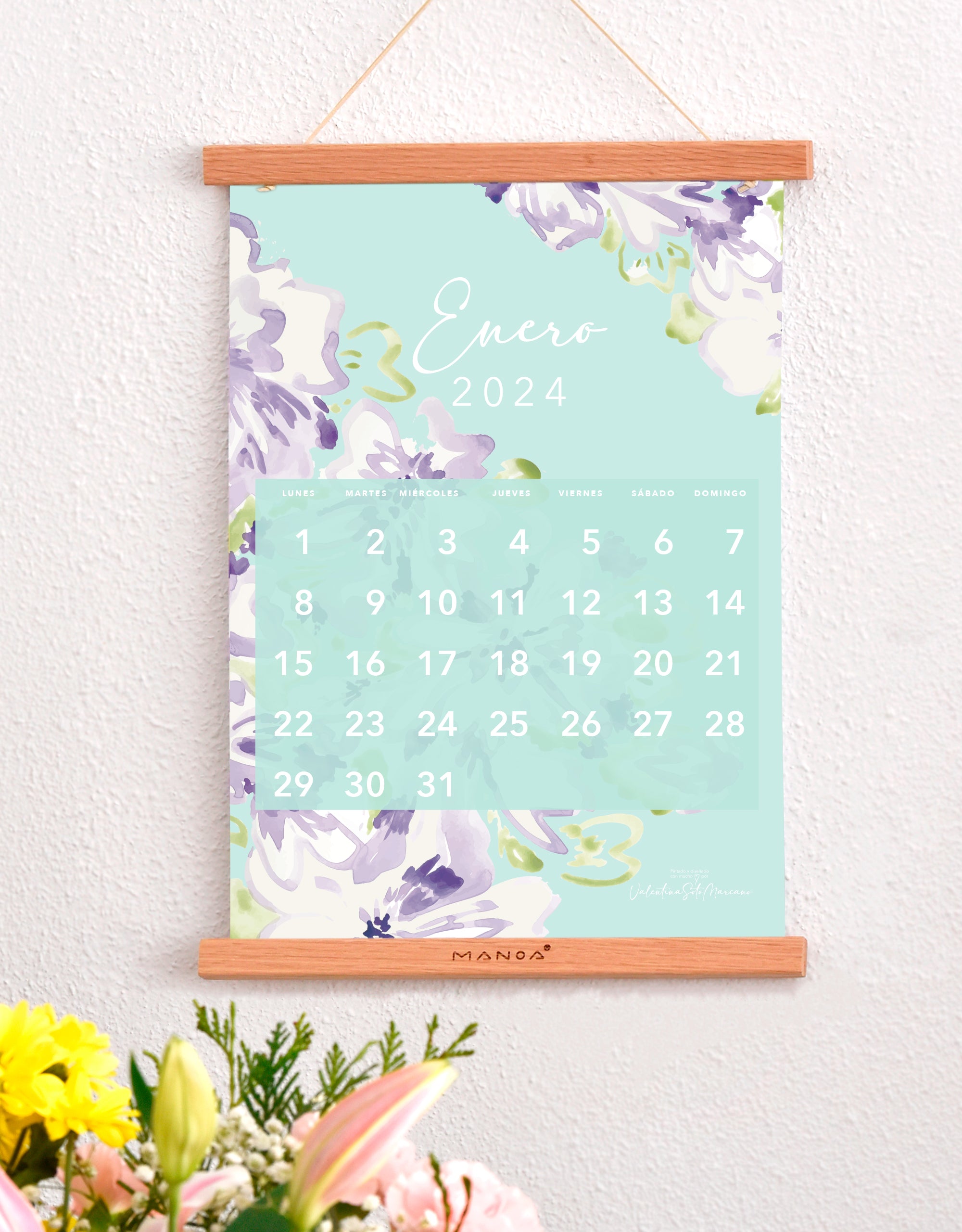 Calendario de pared 2024 MANOA® MEXICO